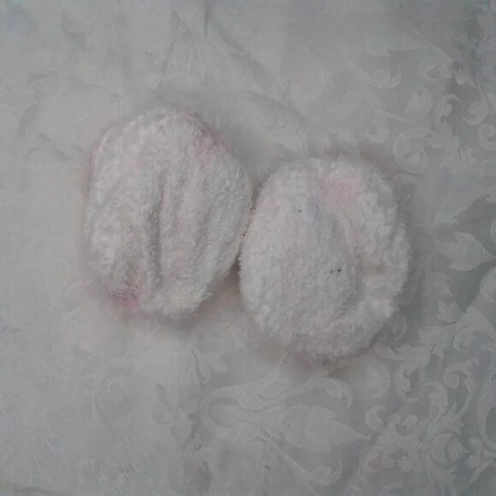 babyKiss Baby Girl Cotton Bathrobe & Booties Set Sz 0-9M White Pink Lil Cupcake